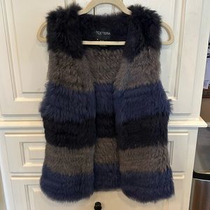 Like NEW!!!ETCETERA  Dyed Fur Vest